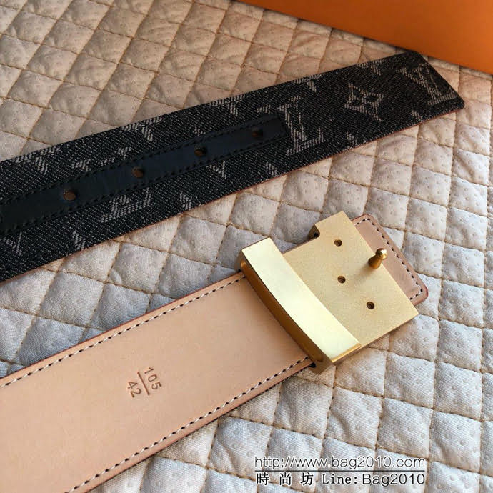 路易威登LV 時尚經典款 專櫃款最夯金屬扣 高端男士皮帶  xfp1377
